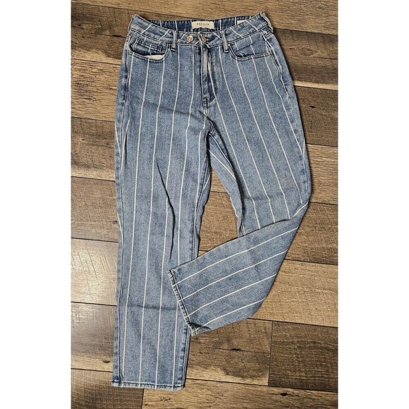 2 for $20  PacSun Striped Mom Jeans High Rise Size 26 - Picture 4 of 10
